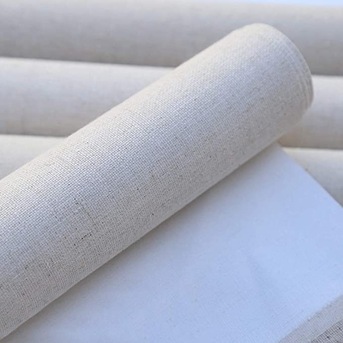 100% Pure Linen Primed Cotton Artist Blank Oil Painting Canvas Roll Acrylic Painting on Sale